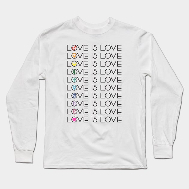 Love is Love x Sailor moon - Light Long Sleeve T-Shirt by meownarchy